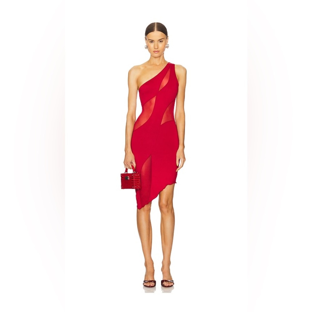 OW COLLECTION CURVE Mini Dress